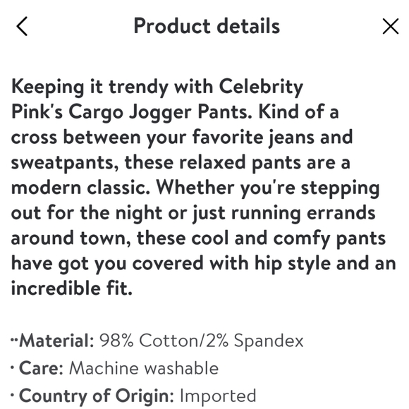 Cargo Jogger Pants L - Picture 7 of 8